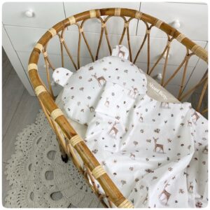 סט כרית ושמיכי איילים