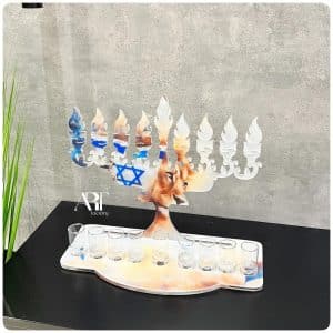 חנוכיה דגם אל תירא ישראל