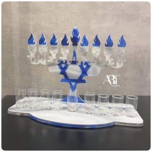 חנוכיה דגם עם ישראל חי