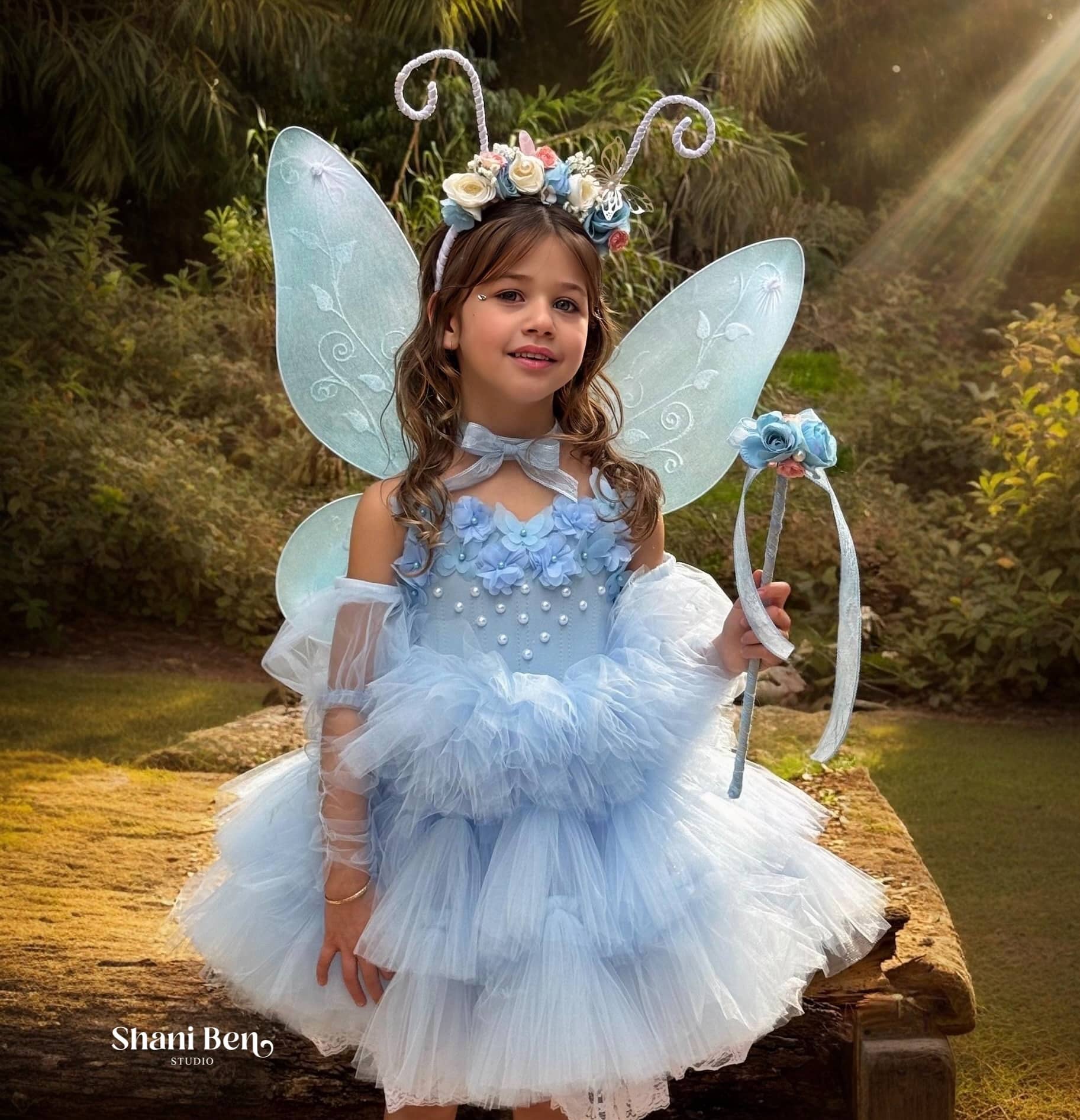 תחפושת פרפר תכלת – תמונה 3