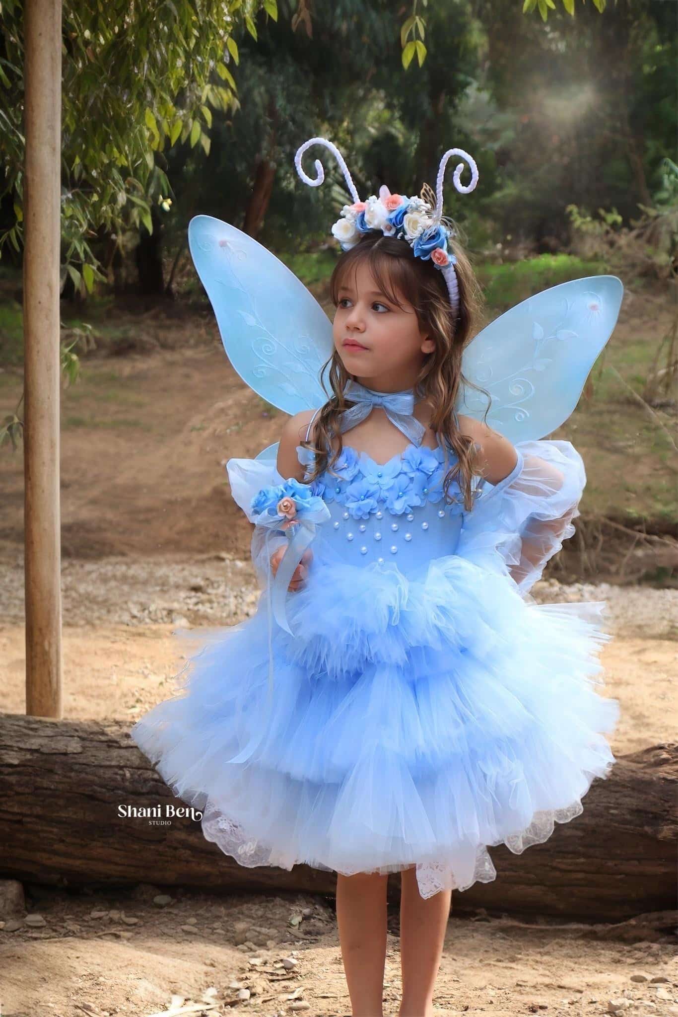 תחפושת פרפר תכלת – תמונה 4